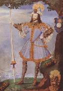 Nicholas Hilliard Portrait of George Clifford,Earl of Cumberland (mk08) Spain oil painting artist